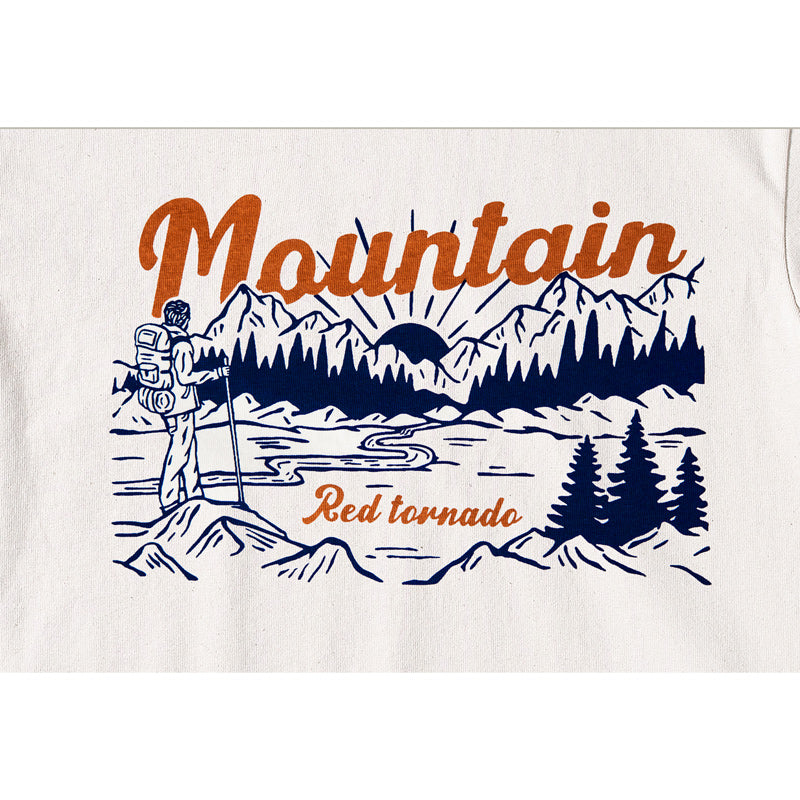 "Outdoor Leisure" Series Printed Heavyweight T-Shirt