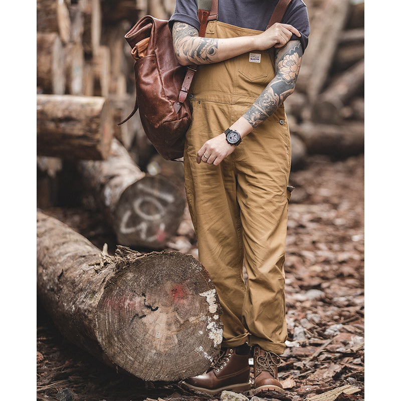American casual work style overalls