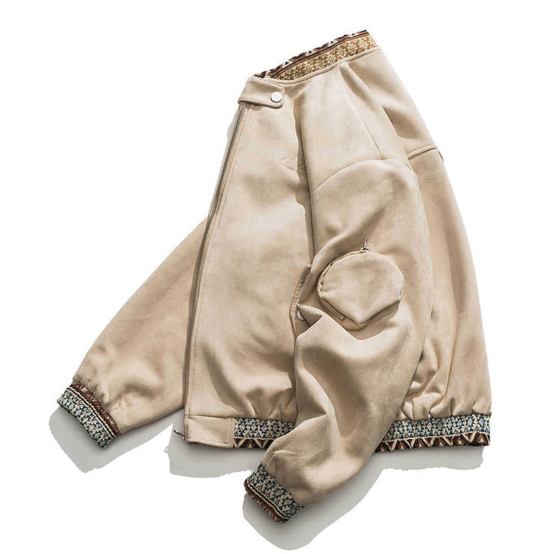 Ethnic-style American casual jacket