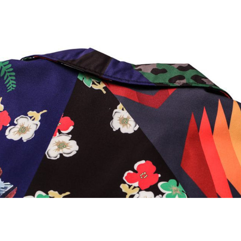 New for summer: Aloha-style jungle print short-sleeved shirt