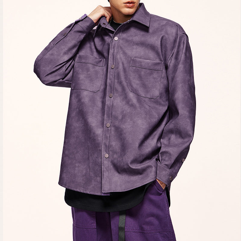 Coveralls and casual PU jackets
