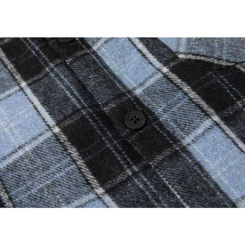 Classic brushed check pattern long sleeve shirt