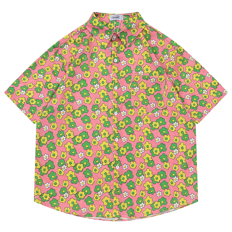 Floral print shirt in 3 colors