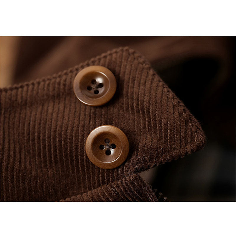 Corduroy G9 Stand Collar Harrington Jacket
