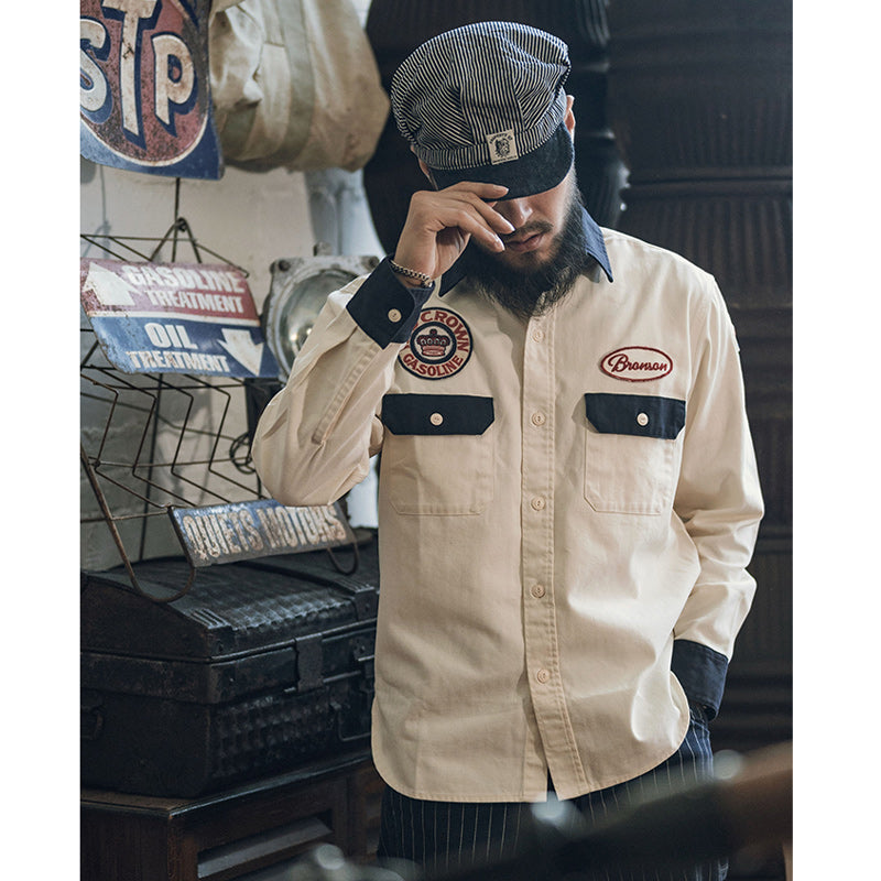 Adjustable Retro Striped Canvas Octagonal Hat
