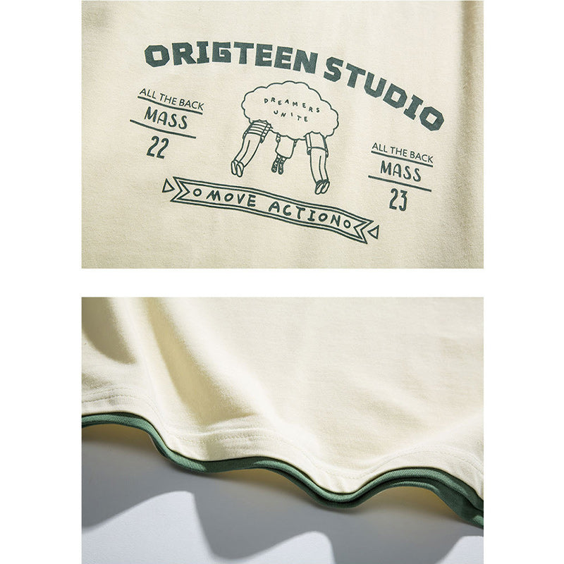 A fresh and easy-to-match printed T-shirt