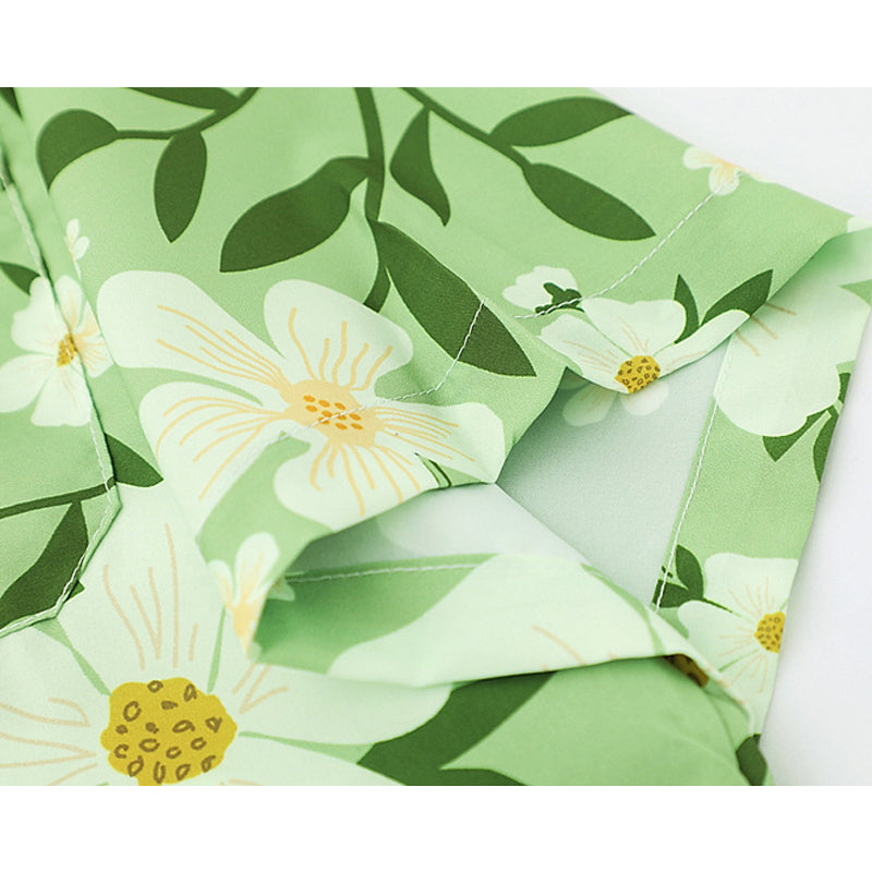 New for summer: Aloha print short-sleeved shirt