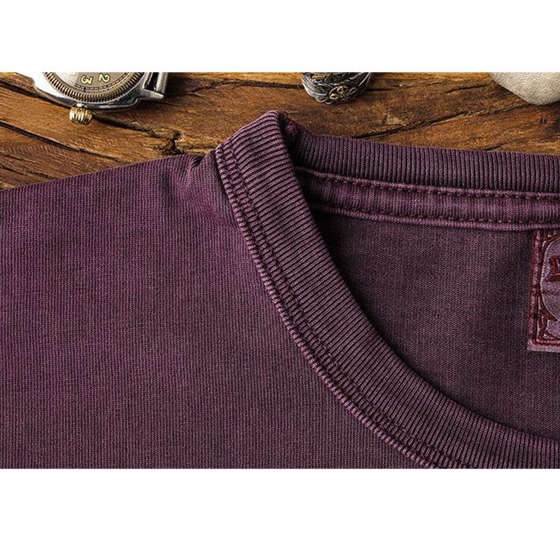 B01 Overdye Washed Cotton Tee Available in 4 colors