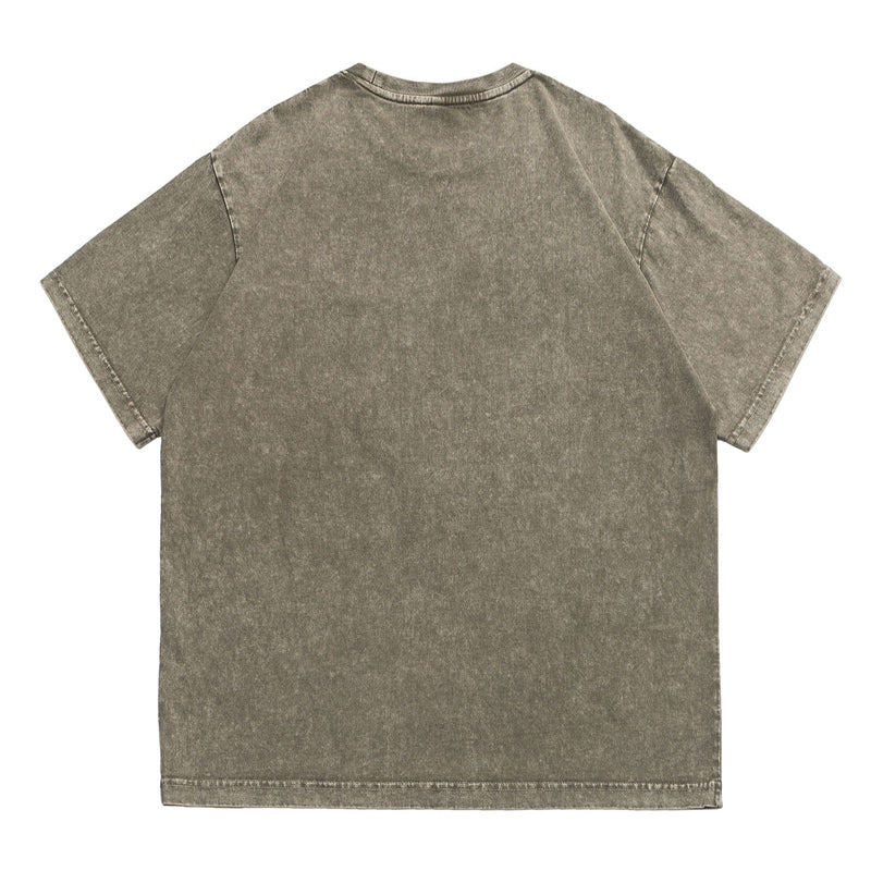 夏新作ロングヘア男性プリント綿100% M-6XL Tシャツ