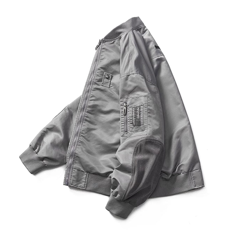 MA-1 Flight Jacket with Corduroy Elbow Patches