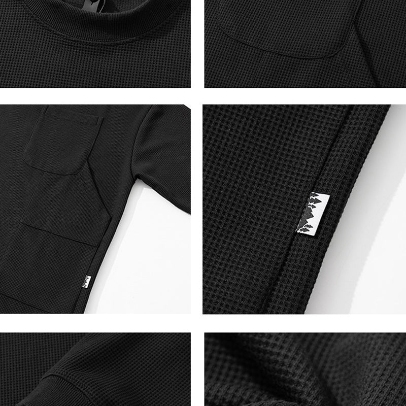 cityboy 350g Heavyweight Waffle Long Sleeve Tee