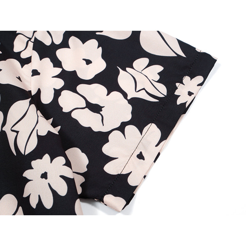 New for summer: Cuban color print short sleeve shirt