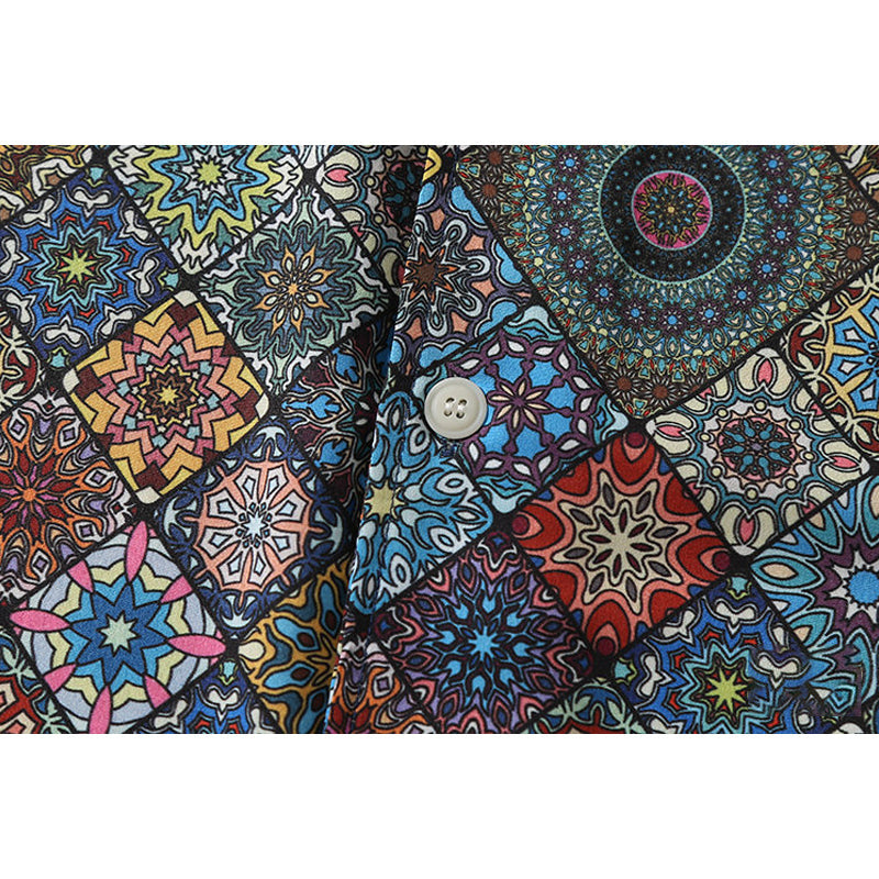 Hawaii "Summer Kaleidoscope" All-Over Print Aloha Shirt
