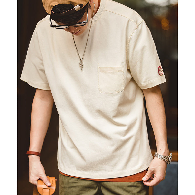 Vintage baseball collar T-shirt