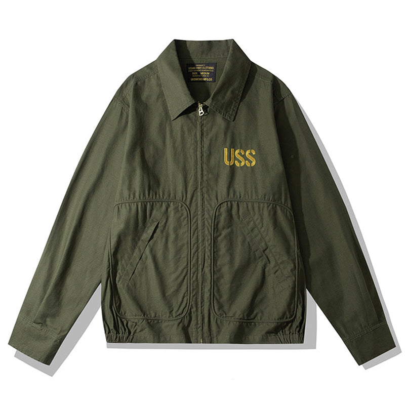 Improved tour jacket with English embroidery. Choose from 3 styles.