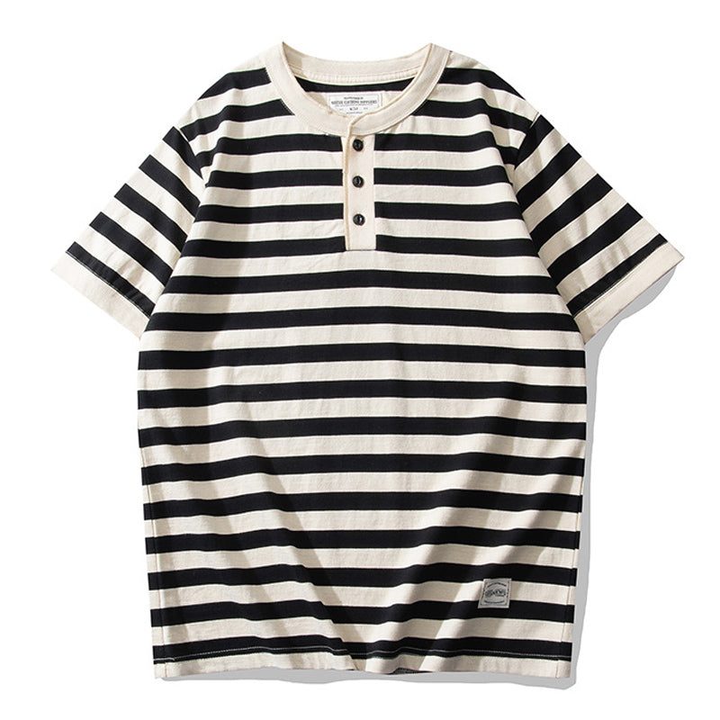 夏新作アメカジボーダーTシャツ henry shirt TEE