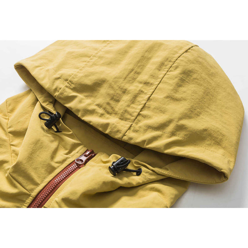 OUTDOOR Two-piece color combination hooded jacket set
