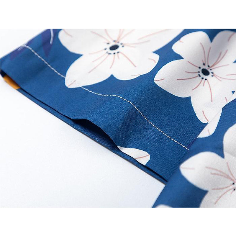 New for summer: Aloha print short-sleeved shirt