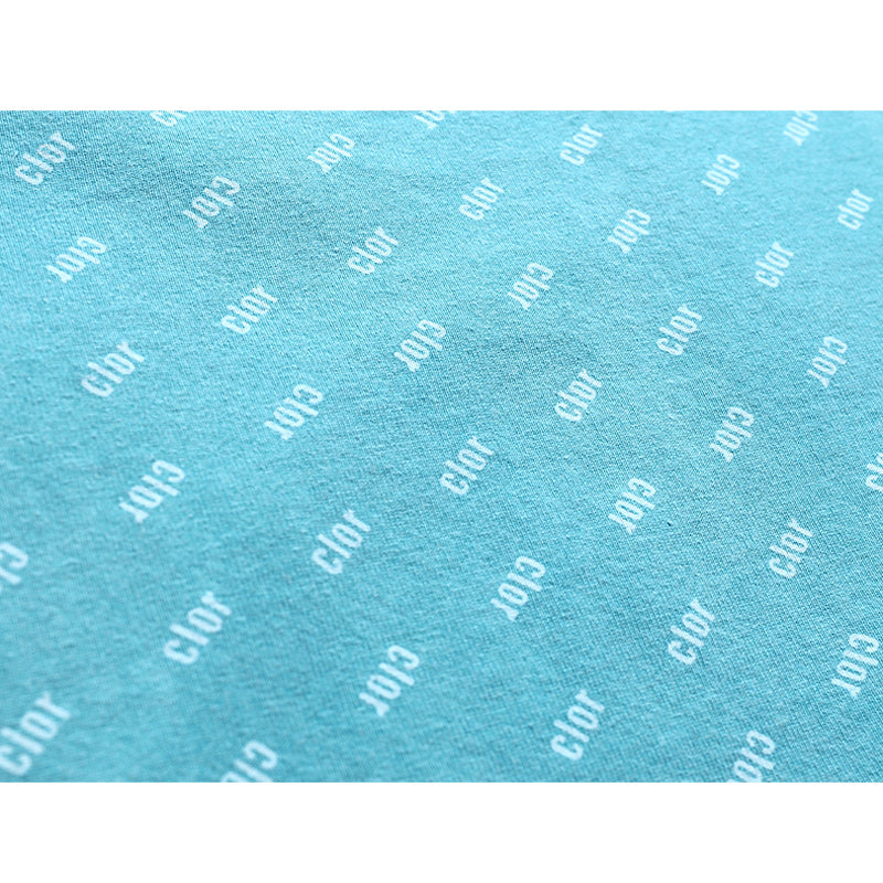 Color-coordinated pocket print casual short-sleeved t-shirt