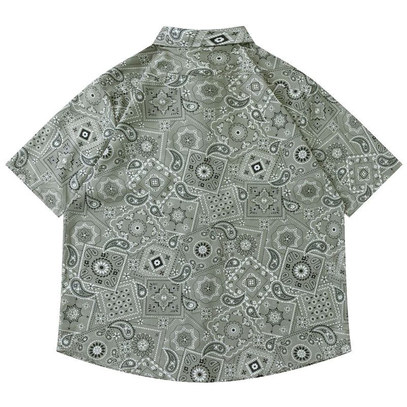 New for summer: Cashew nut floral print short-sleeved shirt