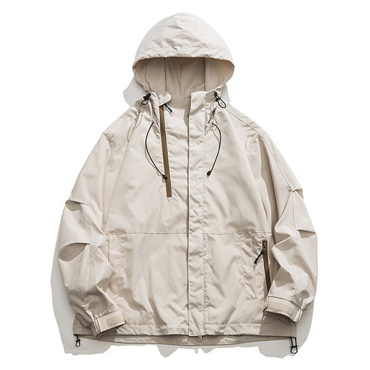 Spring New Yama Plain Half-Zip Jacket