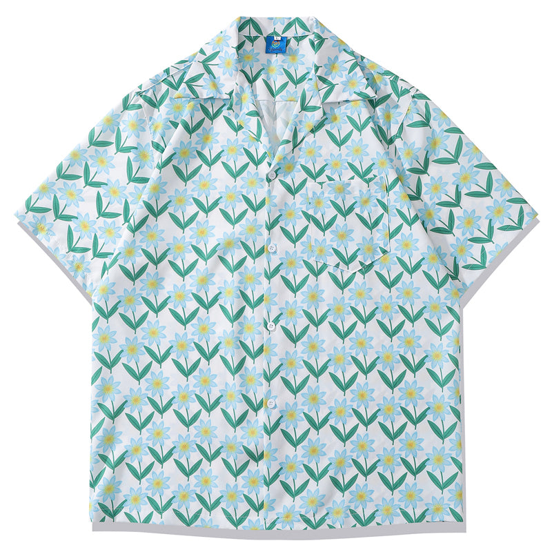 New summer print short sleeve shirt
