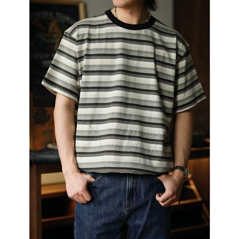 Ivy Style 260G Border Pocket Drawstring T-Shirt