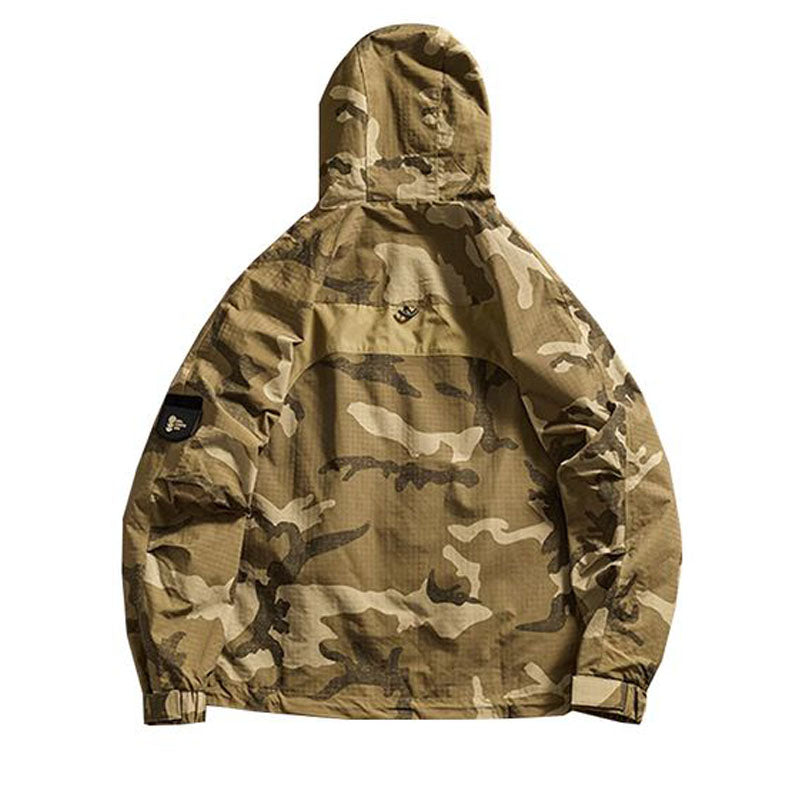 Outdoor Functional Camouflage Combination Hooded Jacket