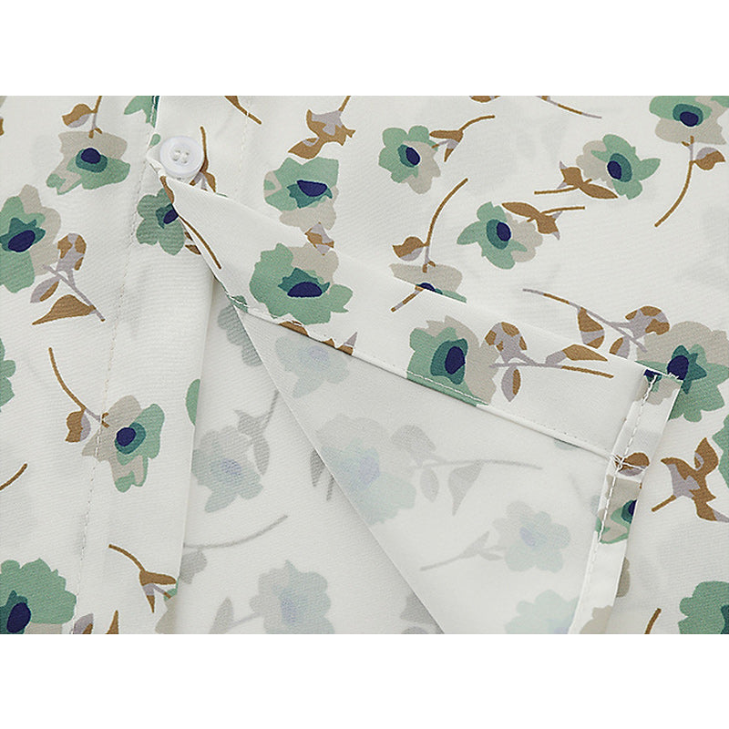 Retro Floral Hawaiian Short Sleeve Shirt