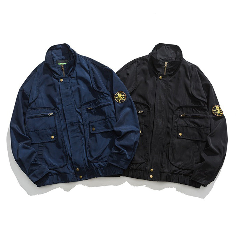 American casual retro flight jacket
