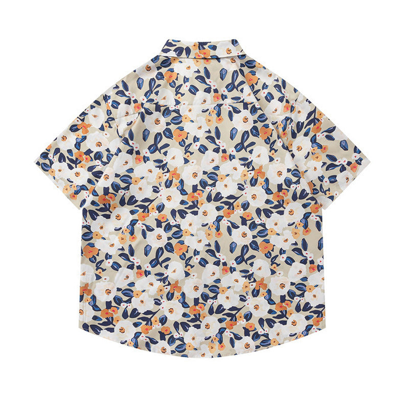 Hawaiian Vacation Floral Print Shirt