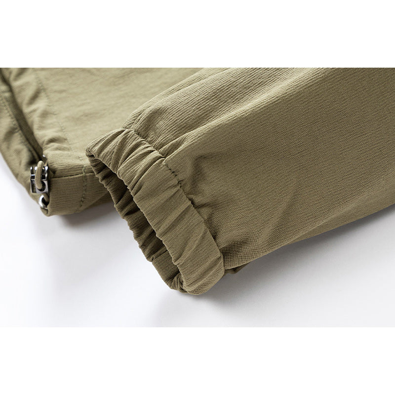 Retro-style pullover long-sleeved work shirt
