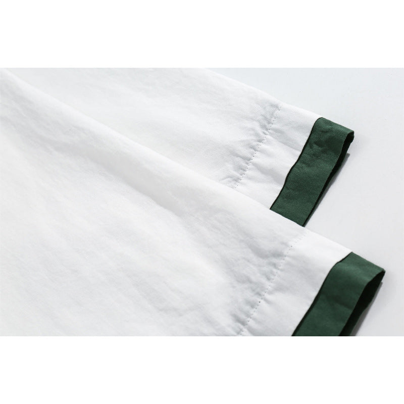 Retro style short sleeve shirt with pocket