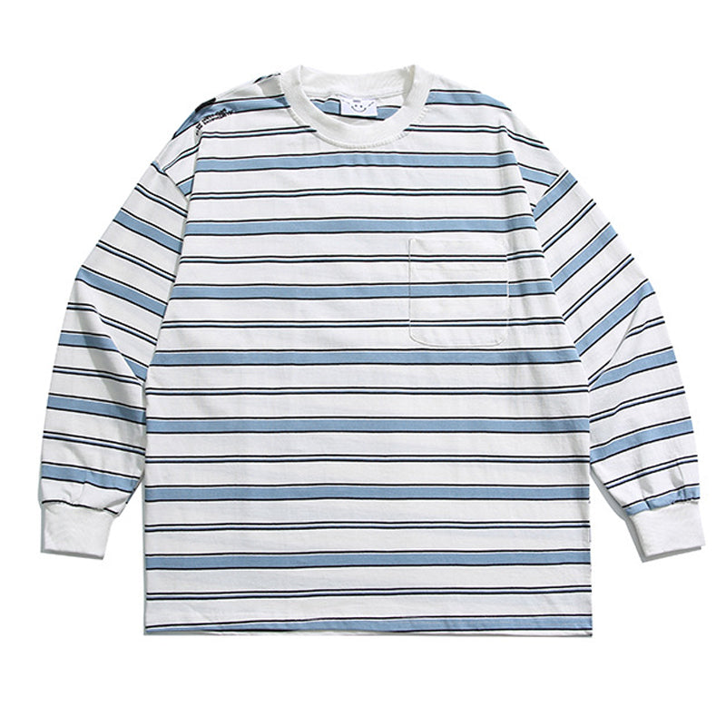 Classic striped long-sleeved t-shirt