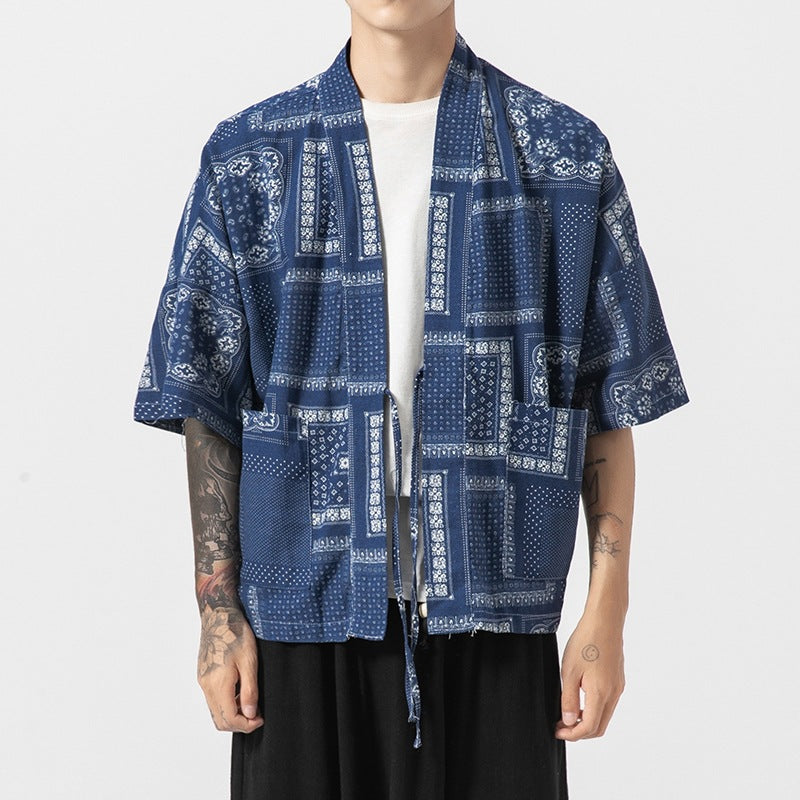New for Summer: Printed Sanjuro Kimono Jacket