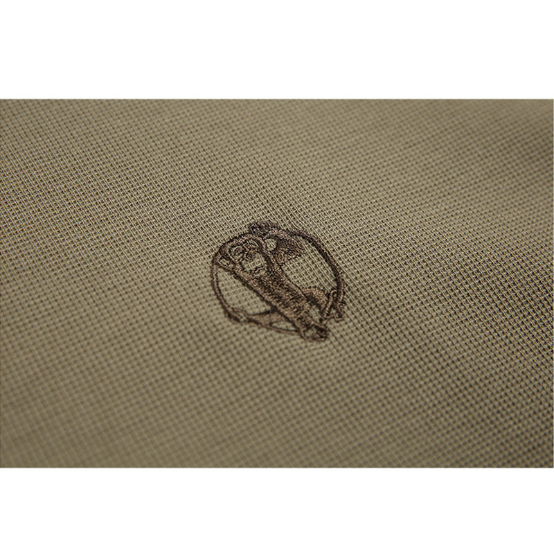 刺繍無地シンプル半袖Tシャツ