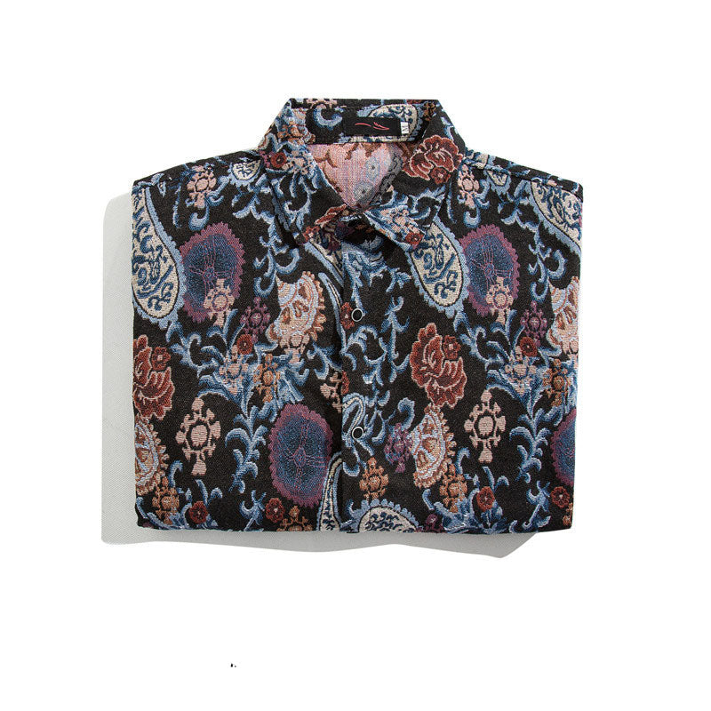 Geometric ethnic vintage bohemian shirt