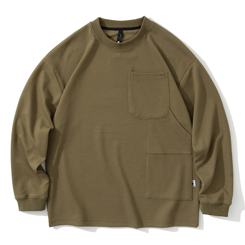 cityboy 350g Heavyweight Waffle Long Sleeve Tee