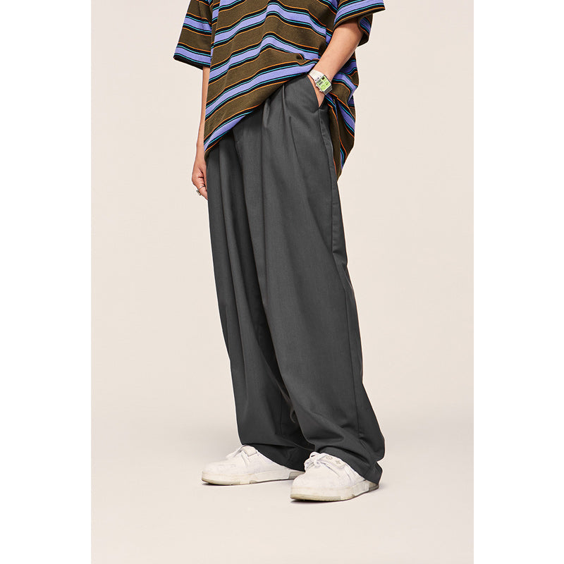 Loose Drape Casual Suit Pants