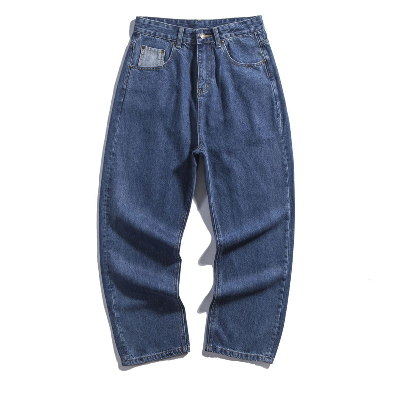 Retro Simple Straight Jeans