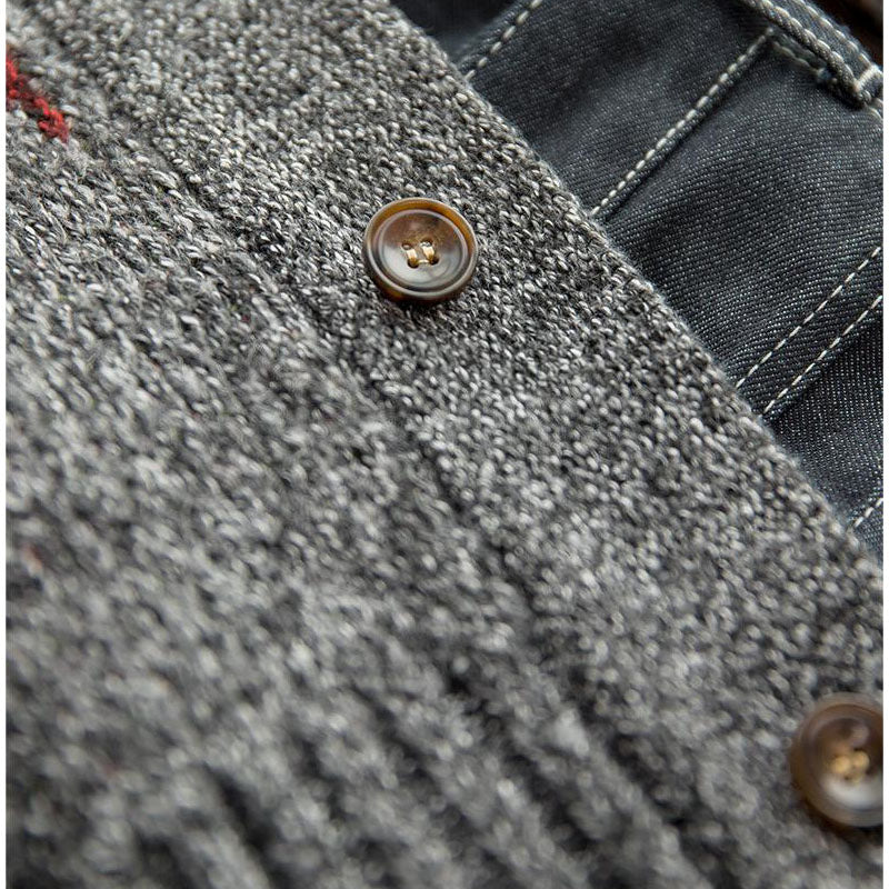 Navajo sweaterアメカジ エスニック風 へちまカラー ニットセーター