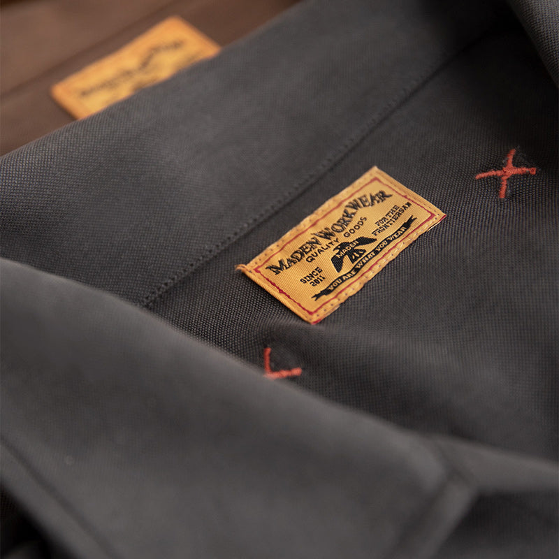 American casual retro modal polo shirt