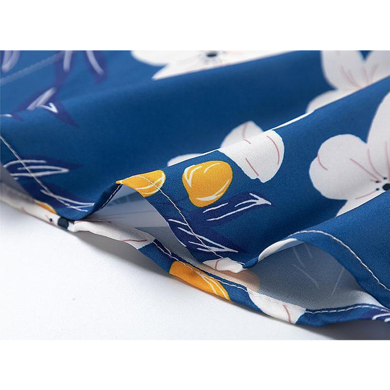 New for summer: Aloha print short-sleeved shirt