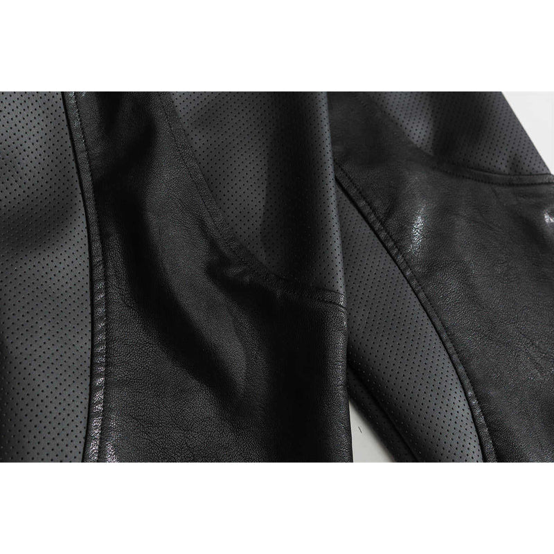 Retro Black Motorcycle Jacket