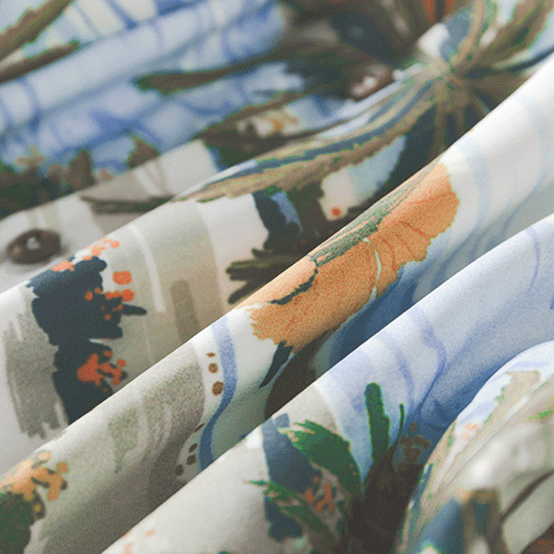 Hawaiian Print Short Sleeve Shirt