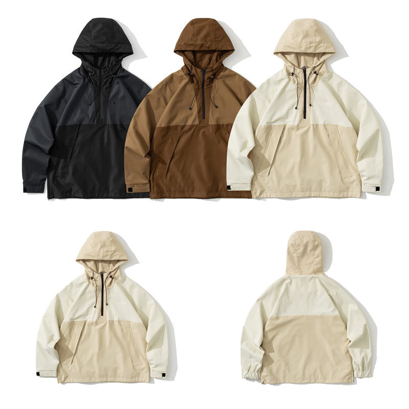 Color-blocked improved deck parka