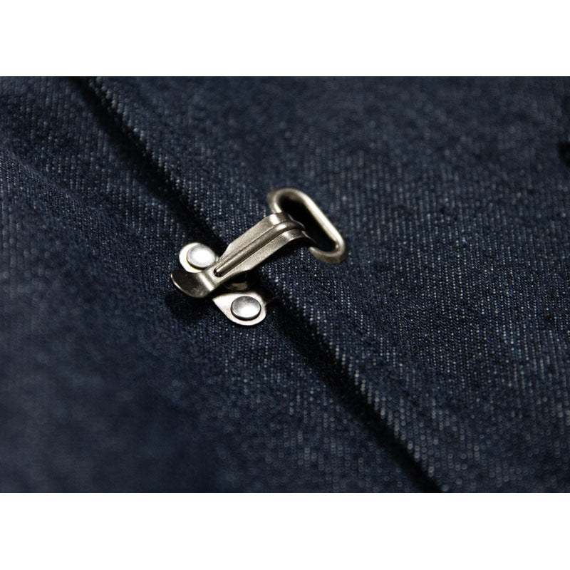 13oz Denim Swedish Army Motorcycle Denim Jacket