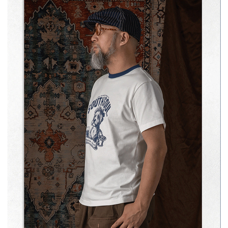 Choose from 3 patterns of American antique tee