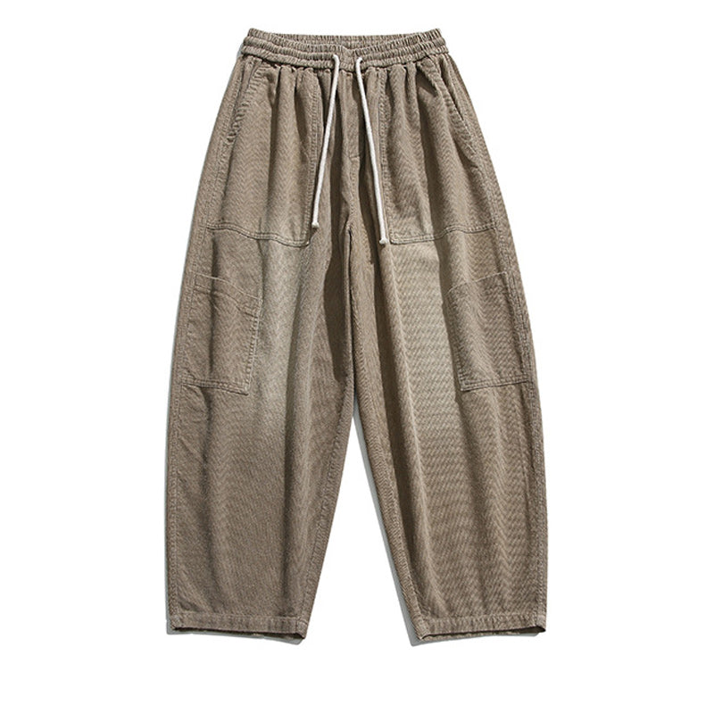 Casual Corduroy Pocket Slacks