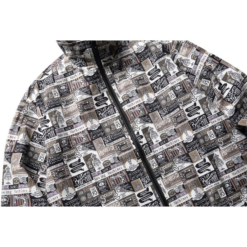 Fashion camouflage print jacket